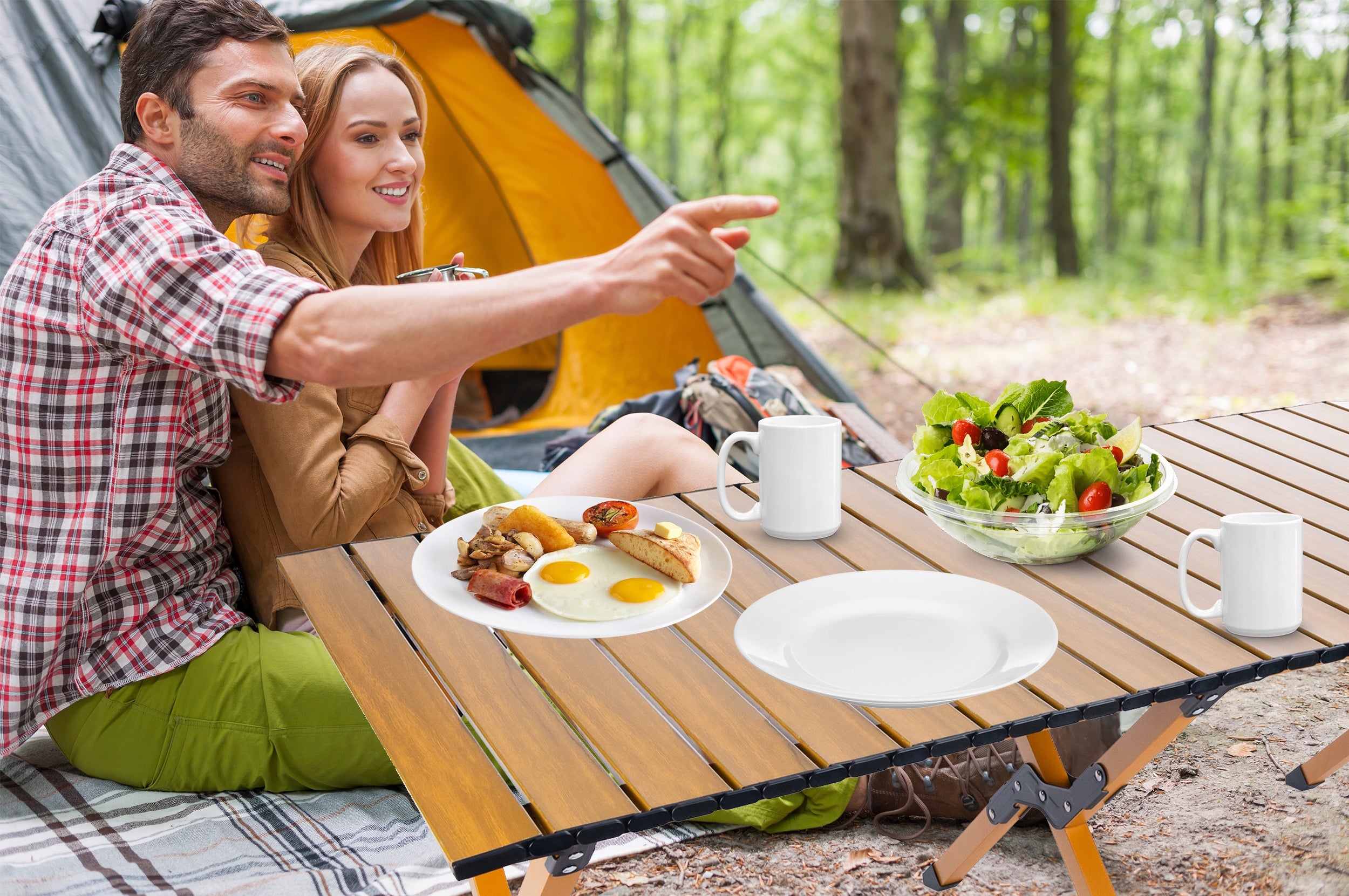 Masa pliabila de camping si drumetii, Zola, 120 x 59 x 45 cm, portabila, cadru din otel, greutate suportata 50 kg, picioare antiderapante, geanta de transport inclusa, maro Masa pliabila de camping si drumetii, Zola, 120 x 59 x 45 cm, portabila, cadru din otel, greutate suportata 50 kg, picioare antiderapante, geanta de transport inclusa, maro